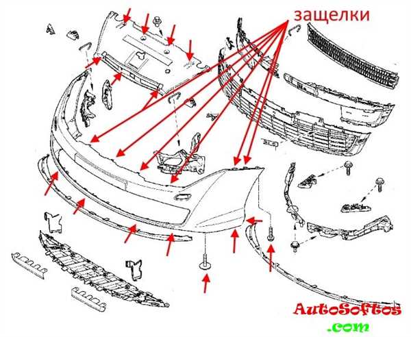 Шаг 8: Снятие бампера с автомобиля