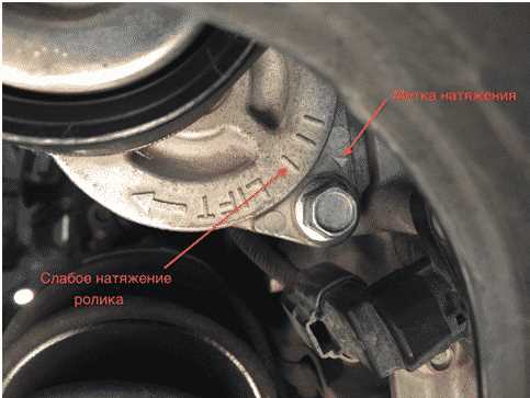 Проблемы с натяжителем ремня генератора